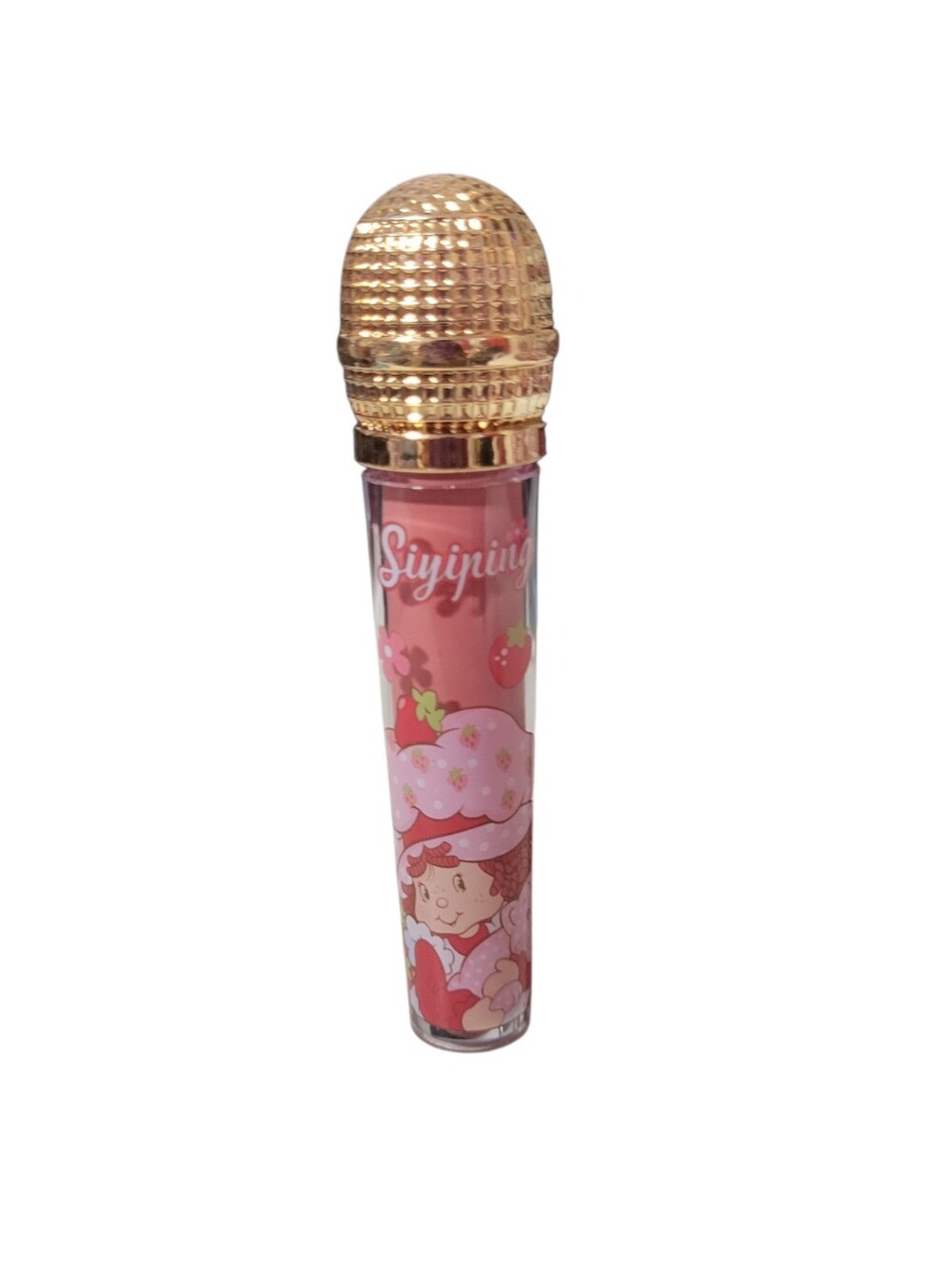 Pink Lip Gloss with Gold Cap - Shine & Hydrate